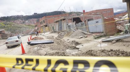 Deslizamiento en La Paz obliga a evacuar familias