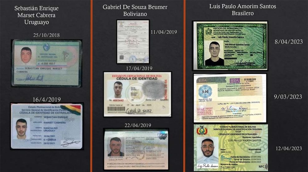 Cédula falsa a Sebastián Marset