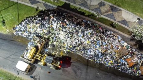 bloqueo del relleno sanitario en K’ara K’ara, Cochabamba