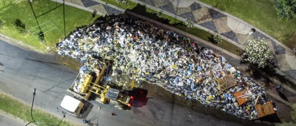 bloqueo del relleno sanitario en K’ara K’ara, Cochabamba