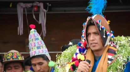 Andrónico Rodríguez candidato presidencial en Potosí