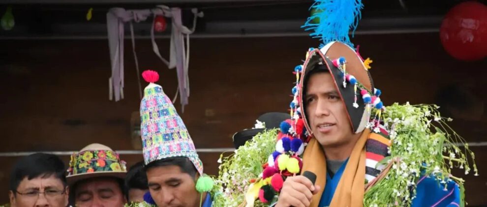 Andrónico Rodríguez candidato presidencial en Potosí