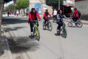 Día del Peaton en Oruro