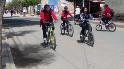 Día del Peaton en Oruro