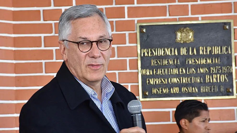Rodríguez Veltzé rechaza candidatura a vicepresidencia
