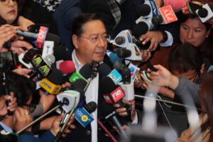 Luis Arce critica propuesta de portación de armas