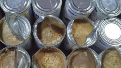Incautación de cocaína oculta en latas de leche