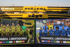 San Antonio en Copa Libertadores enfrentando a Peñarol