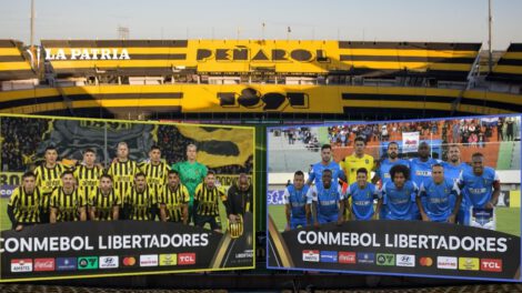 San Antonio en Copa Libertadores enfrentando a Peñarol