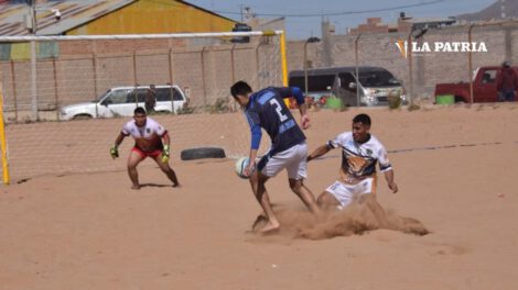 Torneo de fútbol playa Sub-20 organizado por AFO