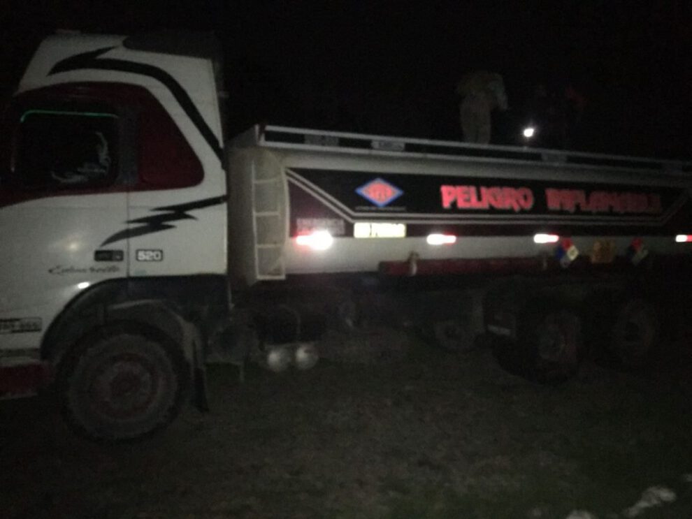 Incautación de diésel en Huatajata