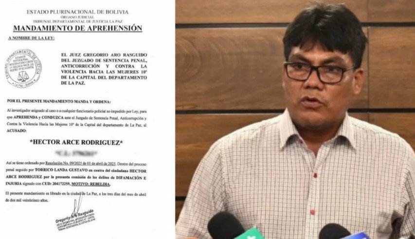 Héctor Arce enfrenta orden aprehensión por difamación