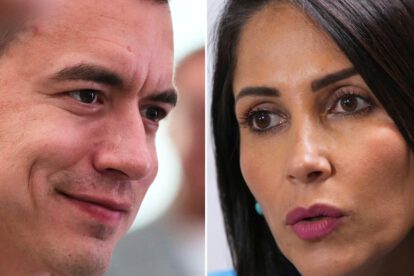 Cierre de campaña en Ecuador con Daniel Noboa y Luisa González