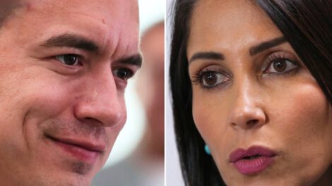 Cierre de campaña en Ecuador con Daniel Noboa y Luisa González