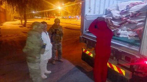 transporte ilegal de carne en Tarija
