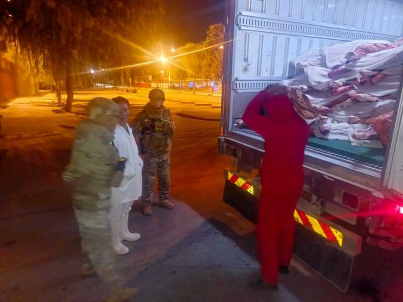 transporte ilegal de carne en Tarija