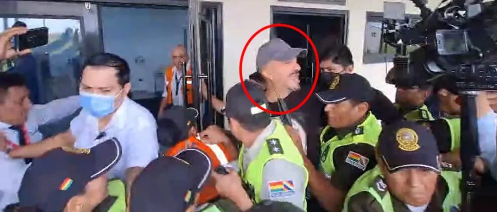 Detención del abogado Jorge Valda en Santa Cruz