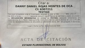 Citación a diputado evista por caso Mairana