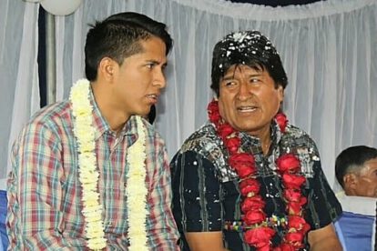 Reunión urgente análisis político con Andrónico Rodríguez y Evo Morales