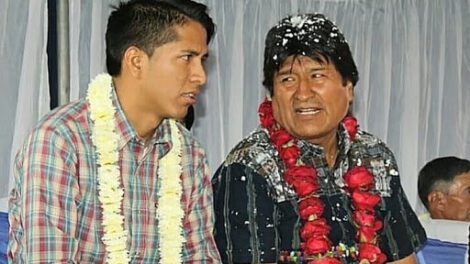 Reunión urgente análisis político con Andrónico Rodríguez y Evo Morales