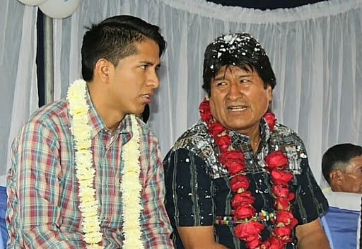 Reunión urgente análisis político con Andrónico Rodríguez y Evo Morales