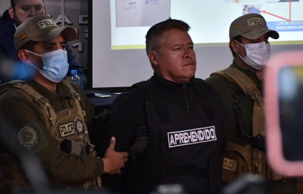 Detención del exgeneral Zúñiga