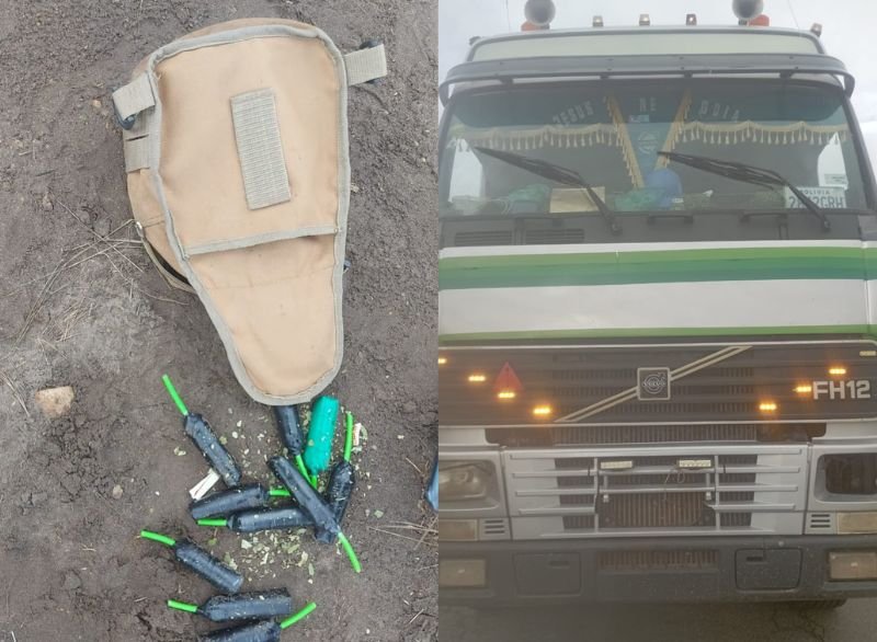 Decomiso de dinamitas en Oruro