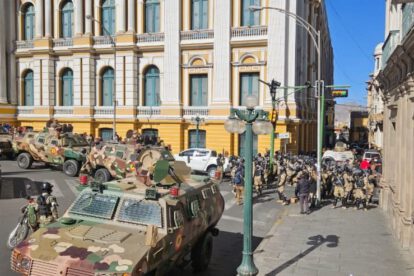 Asonada militar en Bolivia