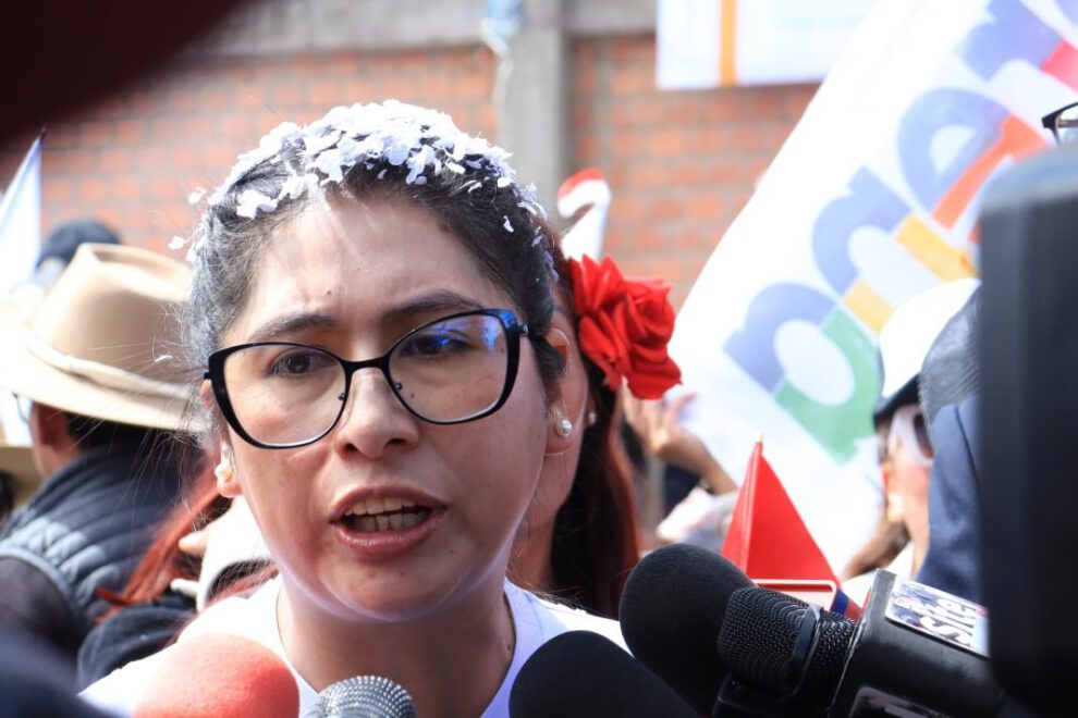 Eva Copa presenta oficialmente su agrupación política Morena