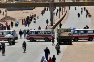 paro y bloqueo en Oruro