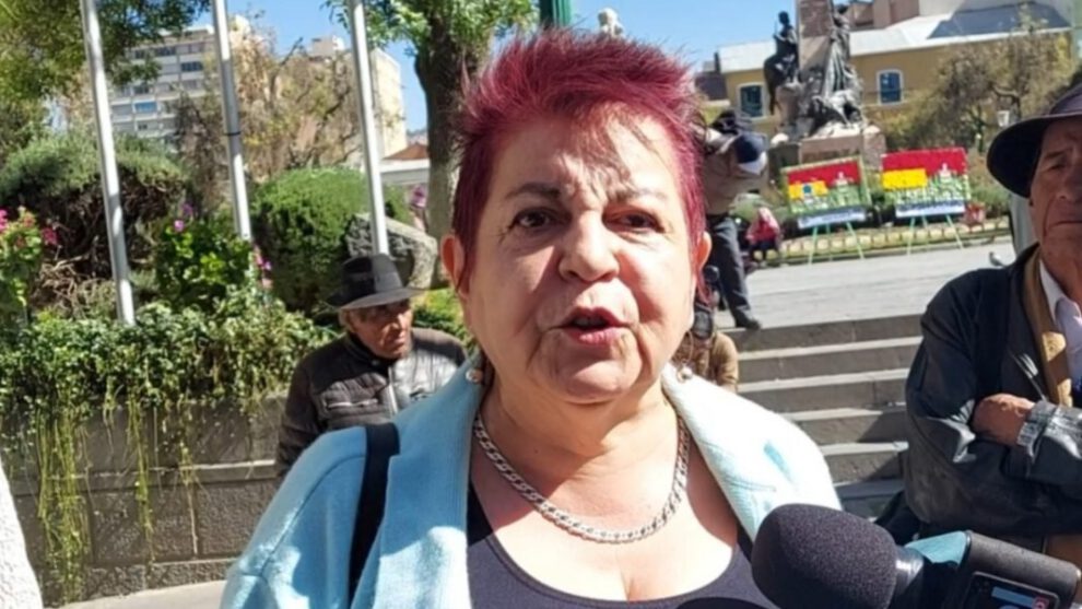 Teresa Morales demanda juicio contra el BCB por venta de oro