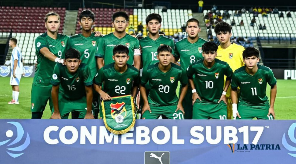 Selección Sub-17 de fútbol que logró la clasificación al Mundial de Qatar