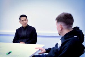 Andrónico Rodríguez reunión España