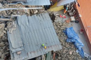 Caída de talud en La Paz