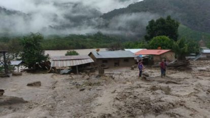 Mazamorra en Apolo causa daños y deja desaparecidos