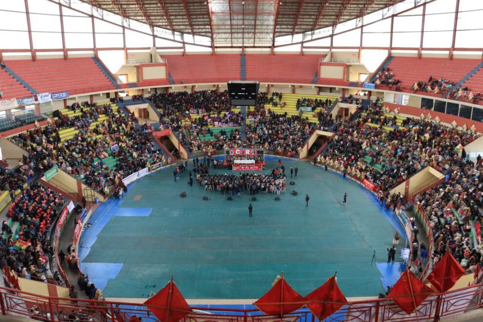 Congreso de la Central Obrera en El Alto