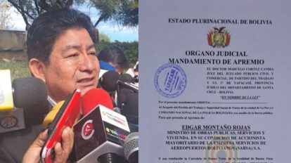 Extrabajadores de Sabsa exigen aprehensión del ministro Montaño