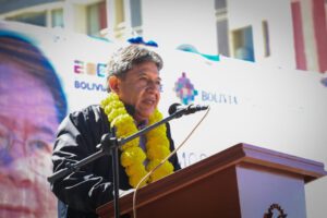 apoyo popular para el gobierno de Arce