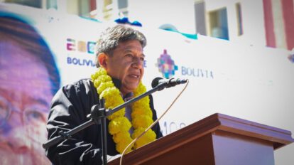 apoyo popular para el gobierno de Arce