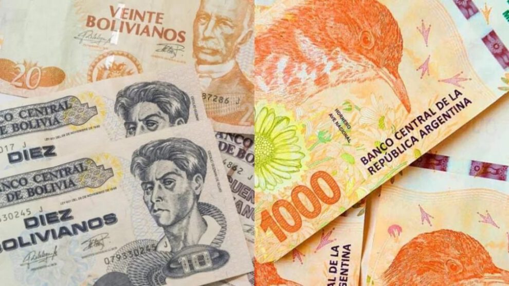 Devaluación moneda boliviana frente al peso argentino