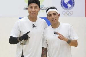 Moscoso y Robles campeones panamericanos de ráquetbol en dobles