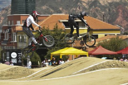 Campeonato Nacional de Bicicross con Sebastián Ordóñez y Luciana Aguilera
