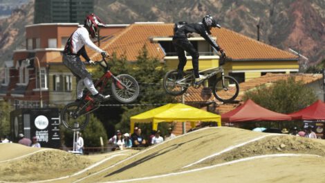 Campeonato Nacional de Bicicross con Sebastián Ordóñez y Luciana Aguilera