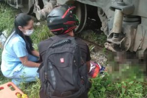Hombre en situación de calle arrollado por tren