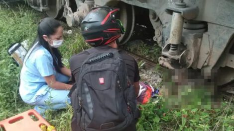 Hombre en situación de calle arrollado por tren