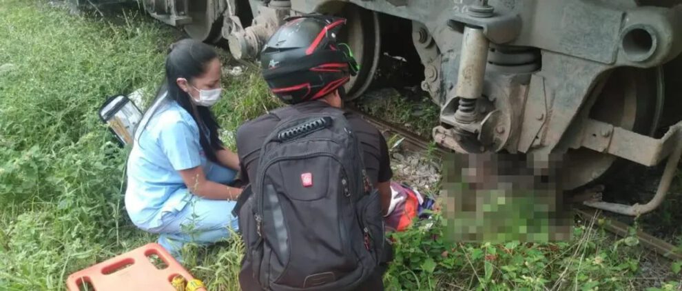Hombre en situación de calle arrollado por tren