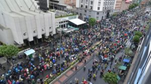 Marcha contra el hambre y la pobreza en La Paz