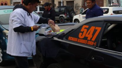 competencia departamental de automovilismo en Irumita