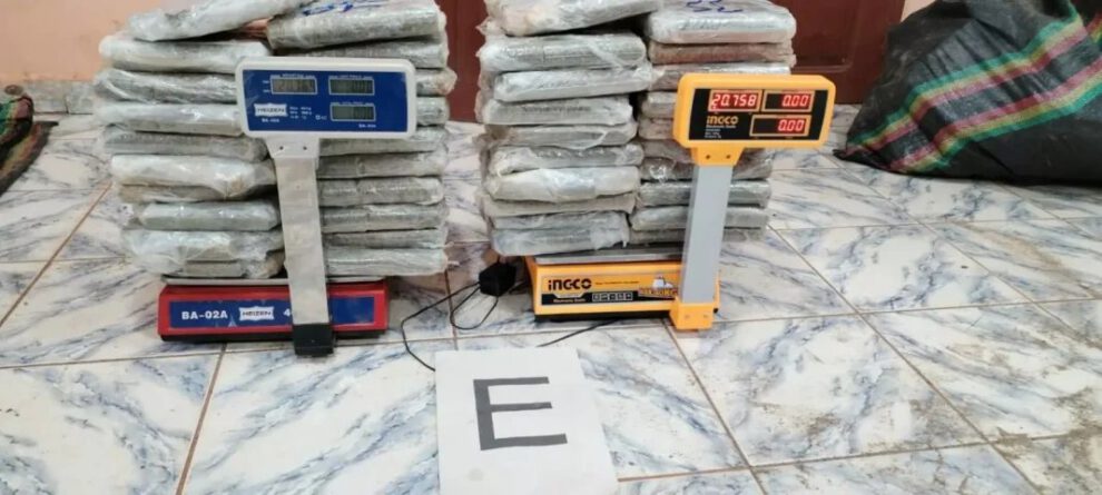 Aprehenden a tres personas con marihuana en operativo de la Felcn