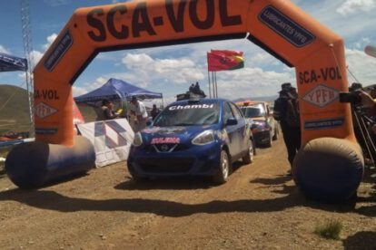 Competencia de automovilismo en Irumita
